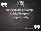 In the midst of every crises lies great opportunity (like a pandemic)