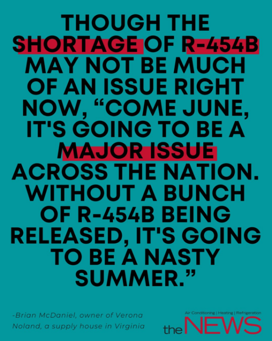 R-454B Shortage