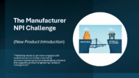Manufacturer New Product Introductions Challenge
