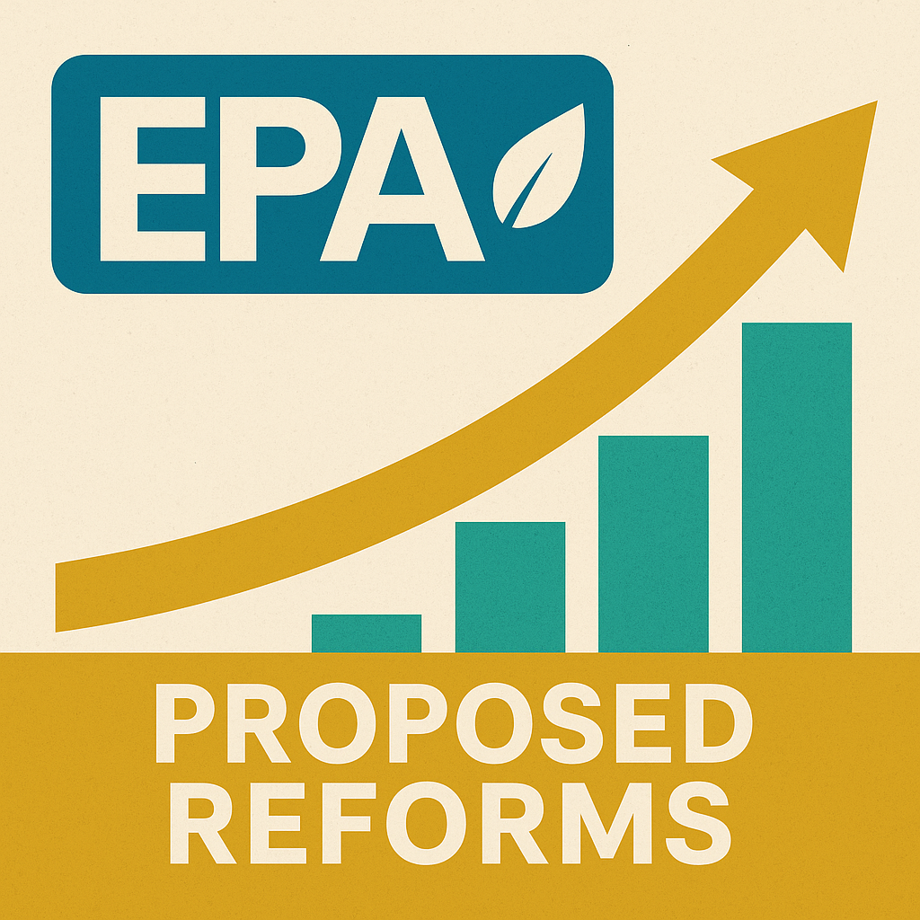 EPA refrigerant rule rollback graphic showing proposed changes for HVACR, refrigeration, and semiconductor sectors.