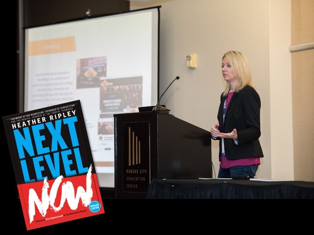 Heather Ripley author of Next Level Now book for home service companies