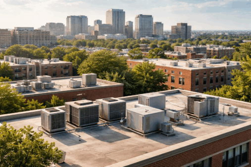 Rooftop HVAC equipment reflects how pricing and repair-driven demand shaped the HVACR market in 2025.