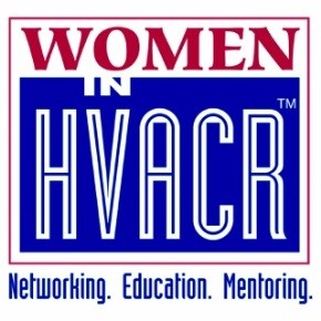 Women in HVACR conference attendees at industry networking event