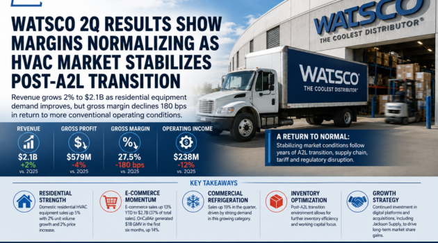 Watsco Q2 Earnings - HVAC Trends